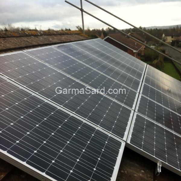 نصب پنل خورشیدی روی بام